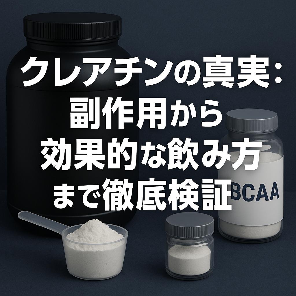 クレアチンの真実：副作用から効果的な飲み方まで徹底検証