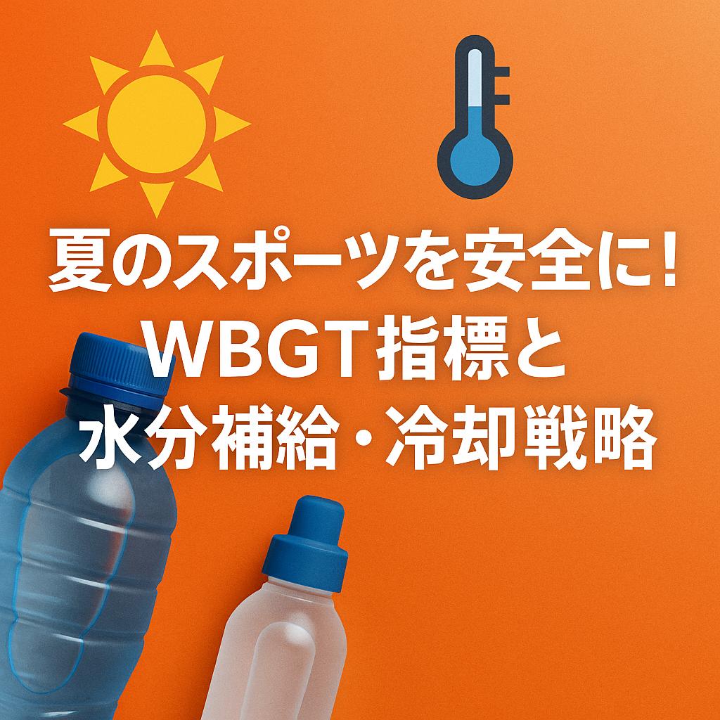 夏のスポーツを安全に！WBGT指標と水分補給・冷却戦略