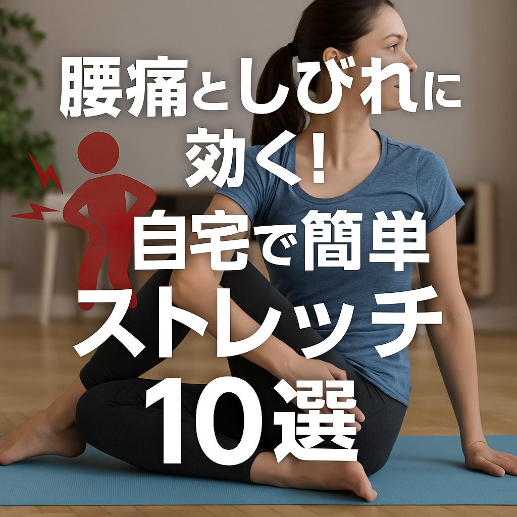 腰痛としびれに効く！自宅で簡単ストレッチ10選