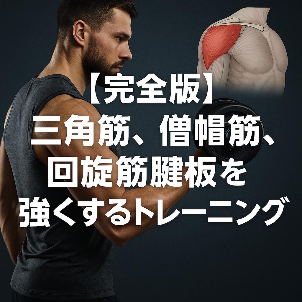 【完全版】三角筋、僧帽筋、回旋筋腱板を強くするトレーニング