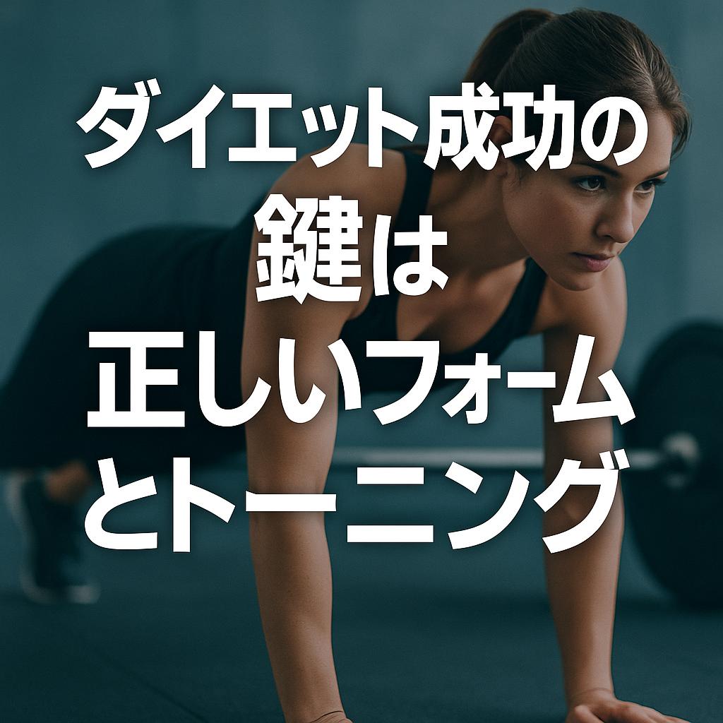 ダイエット成功の鍵は正しいフォームとトレーニング