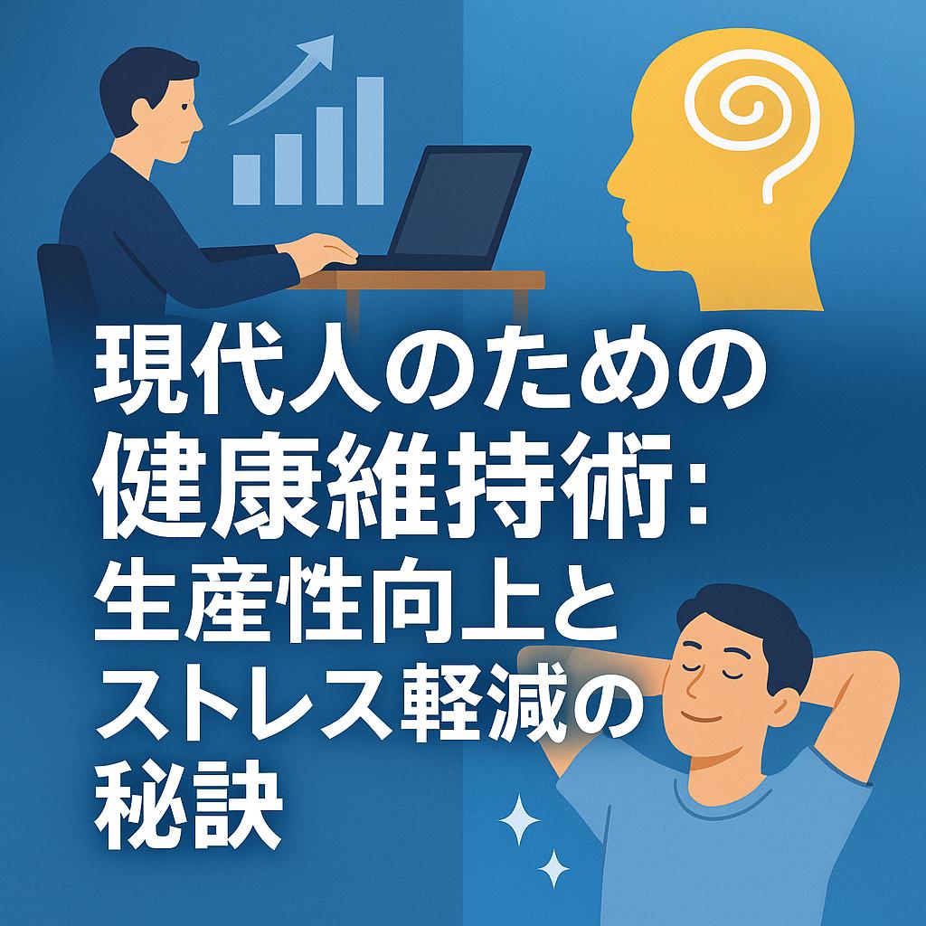 現代人のための健康維持術：生産性向上とストレス軽減の秘訣