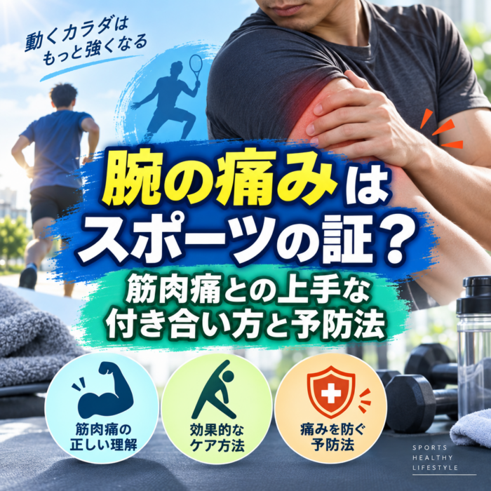 腕の痛みはスポーツの証？筋肉痛との上手な付き合い方と予防法