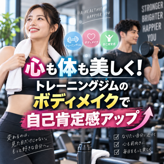 心も体も美しく！トレーニングジムのボディメイクで自己肯定感アップ